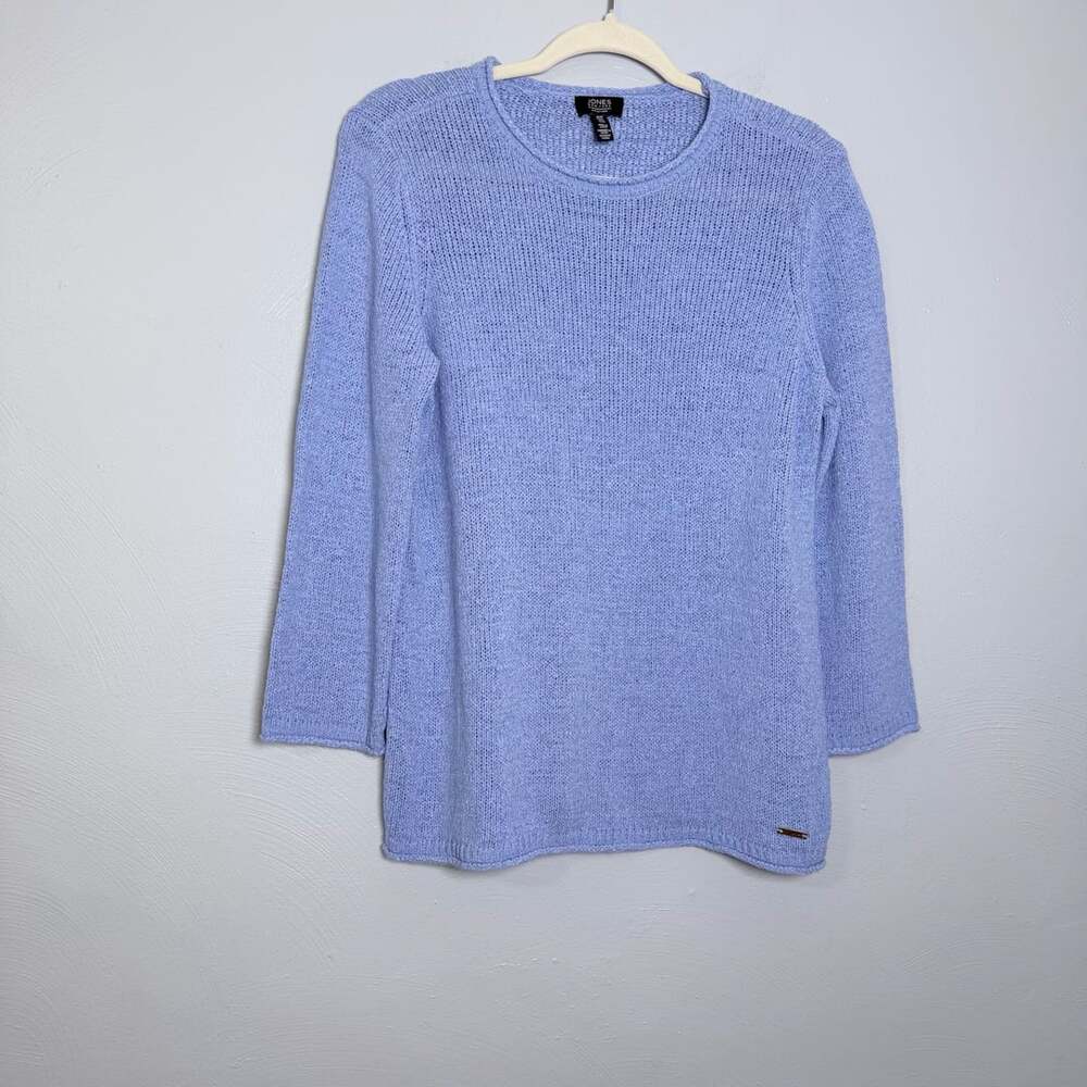 Jones New York Signature Sweater Size M Periwinkle Blue Knit